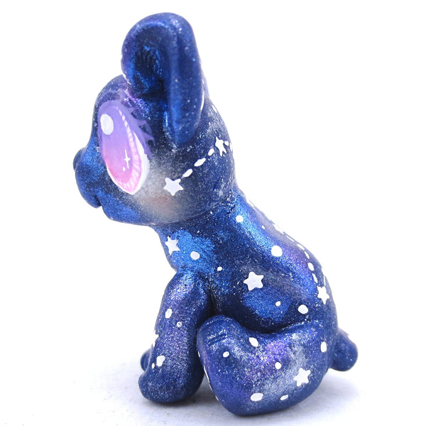 Galaxy Bear Figurine - Polymer Clay Animals