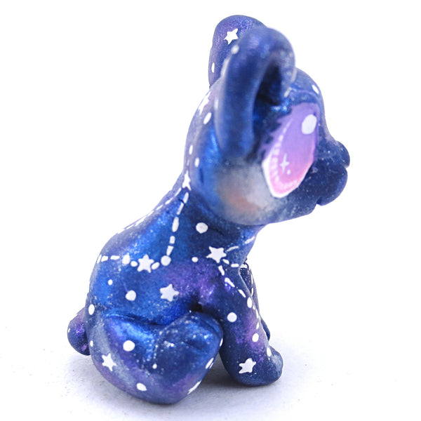 Galaxy Bear Figurine - Polymer Clay Animals