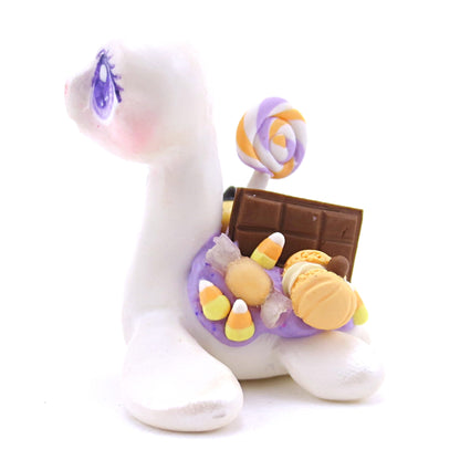 Pastel Theme Halloween Dessert Nessie Figurine - Polymer Clay Halloween Animals