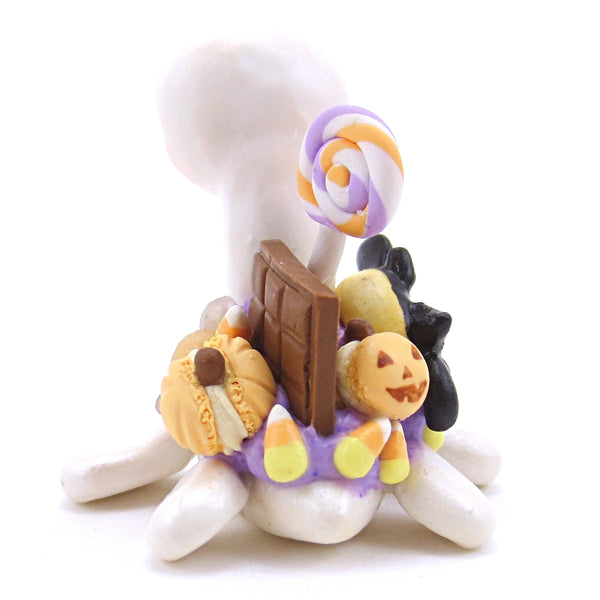Pastel Theme Halloween Dessert Nessie Figurine - Polymer Clay Halloween Animals
