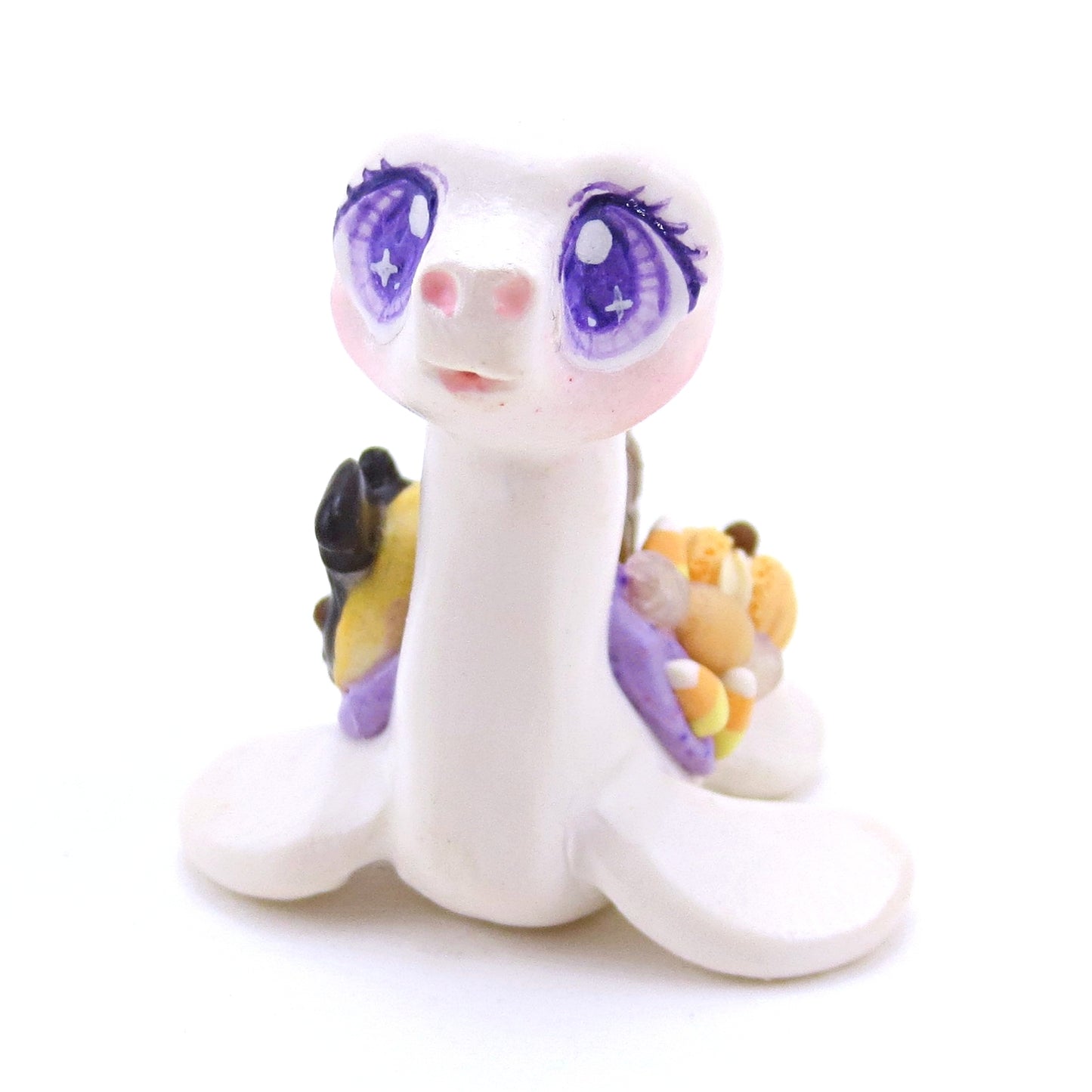 Pastel Theme Halloween Dessert Nessie Figurine - Polymer Clay Halloween Animals