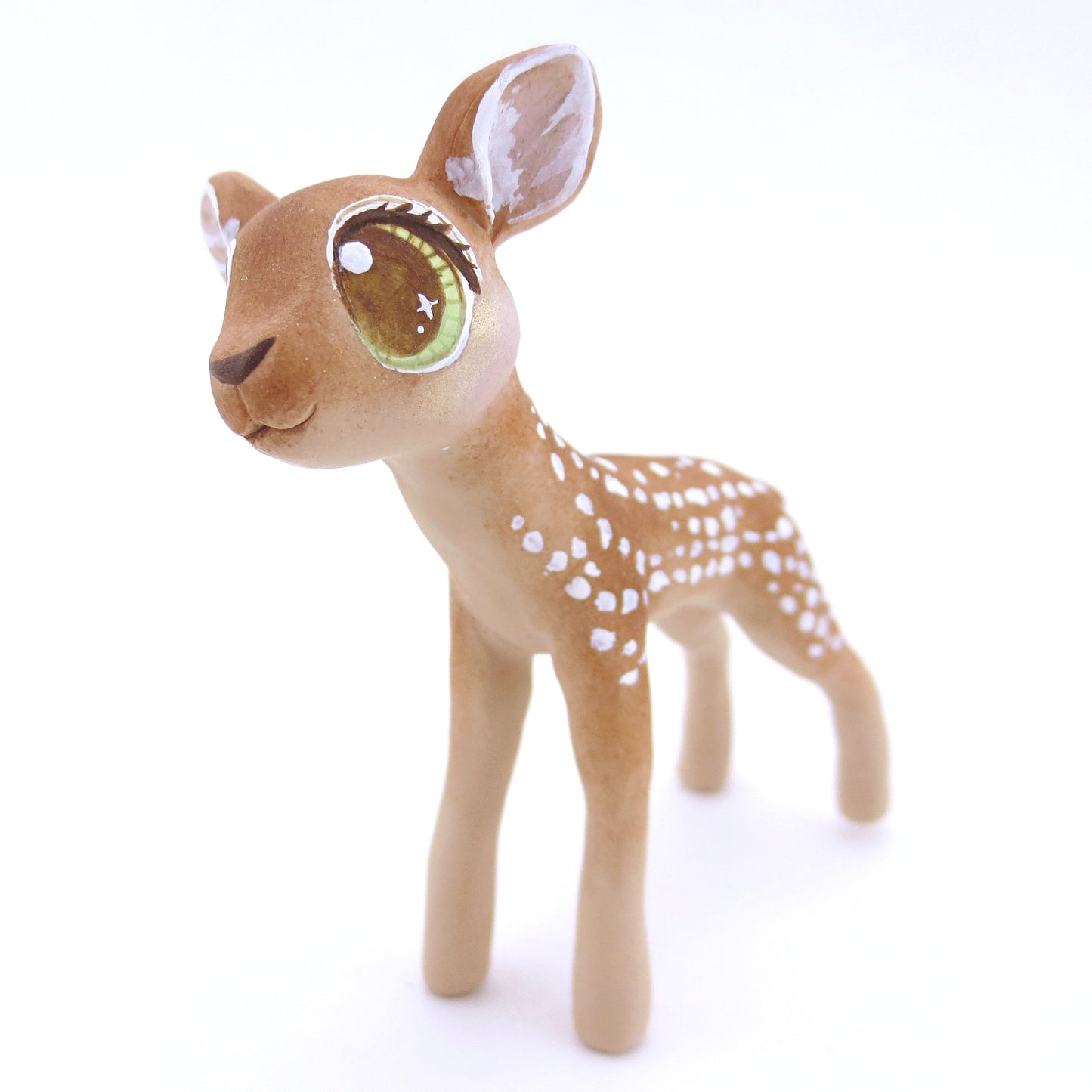 Baby Deer Fawn Figurine - Polymer Clay Fall Animals