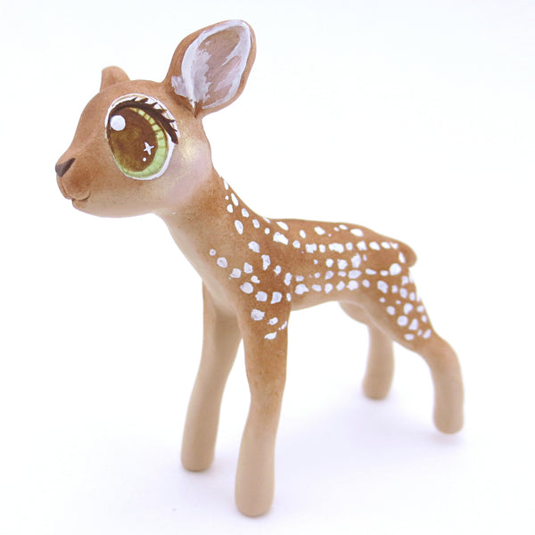 Baby Deer Fawn Figurine - Polymer Clay Fall Animals