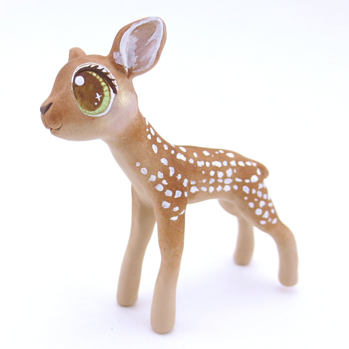 Baby Deer Fawn Figurine - Polymer Clay Fall Animals