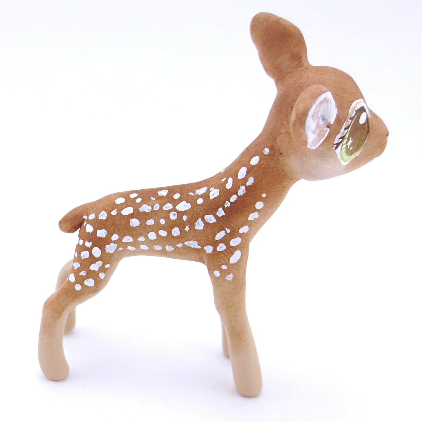 Baby Deer Fawn Figurine - Polymer Clay Fall Animals