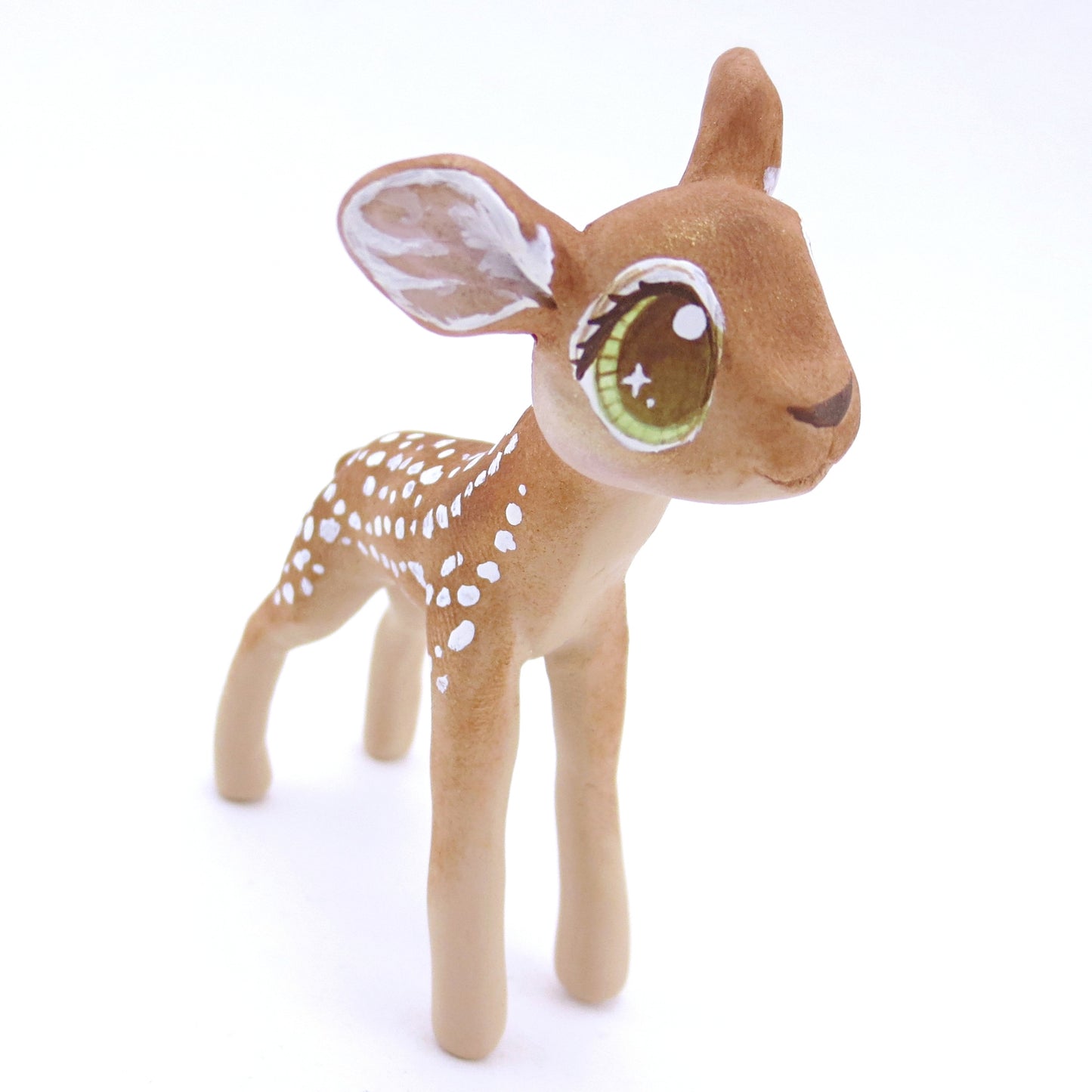 Baby Deer Fawn Figurine - Polymer Clay Fall Animals