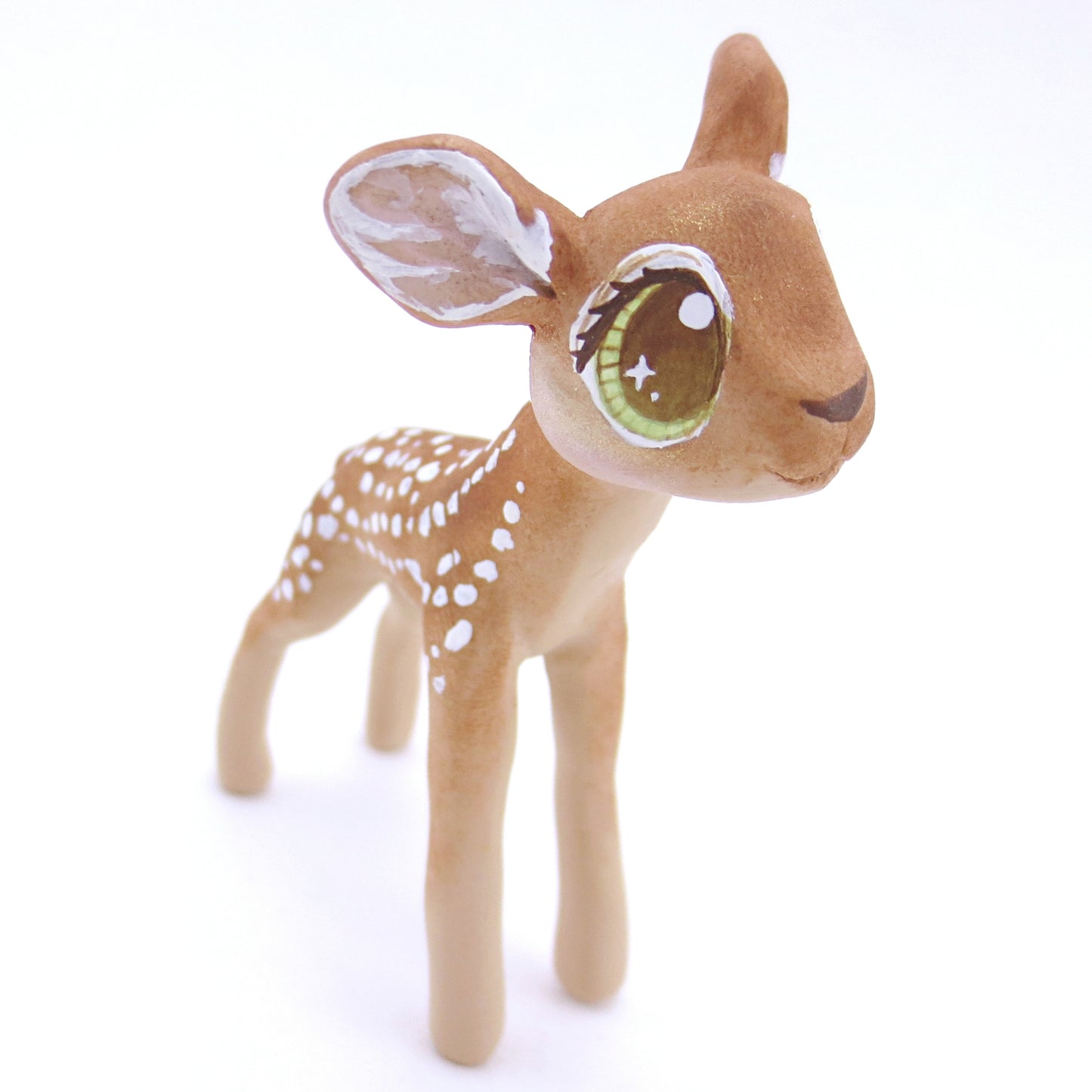 Baby Deer Fawn Figurine - Polymer Clay Fall Animals