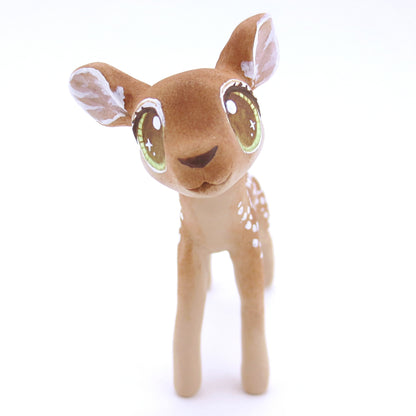 Baby Deer Fawn Figurine - Polymer Clay Fall Animals