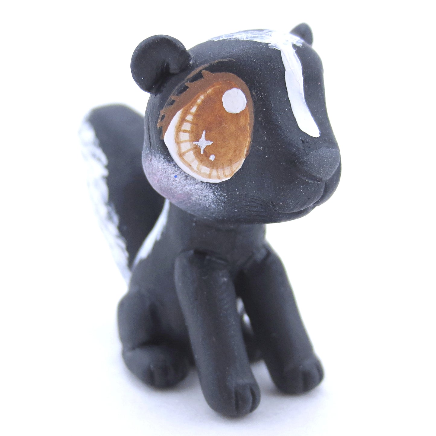 Skunk Figurine - Polymer Clay Fall Animals