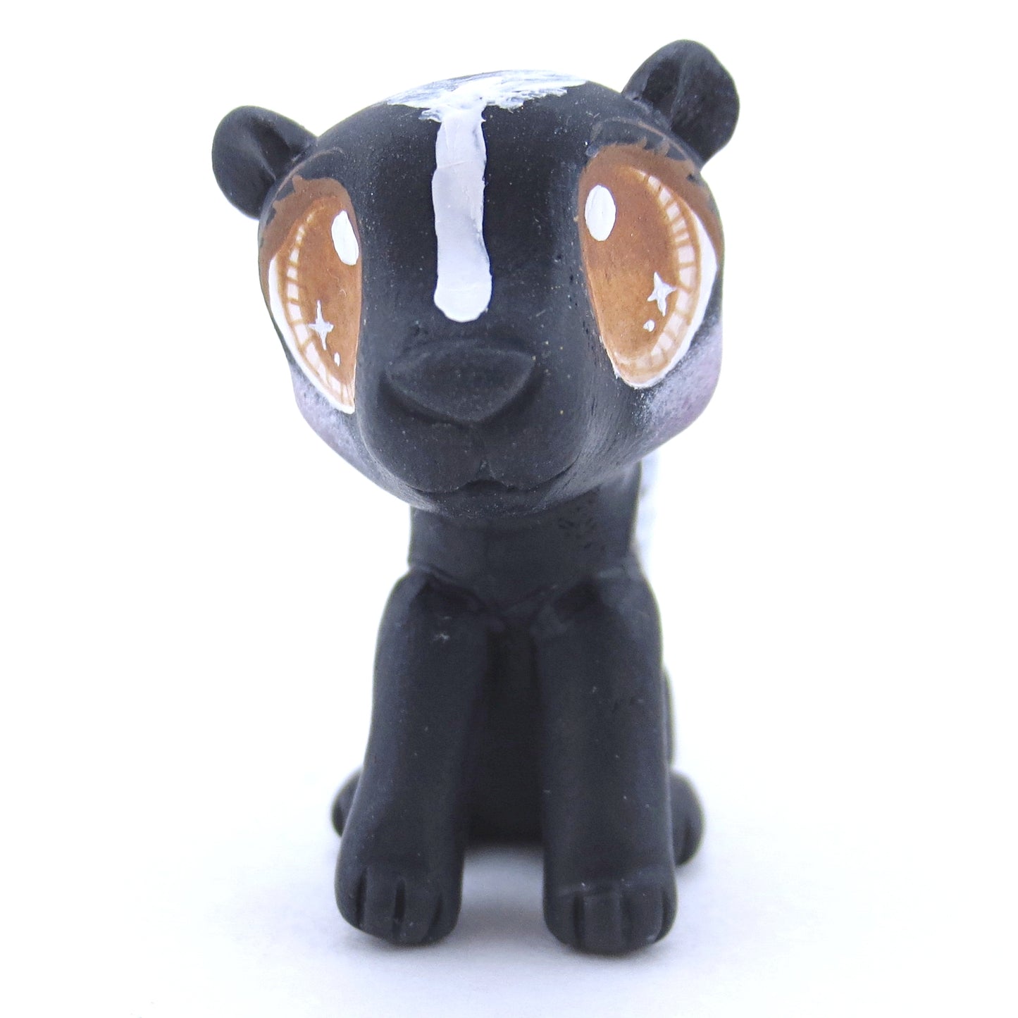 Skunk Figurine - Polymer Clay Fall Animals