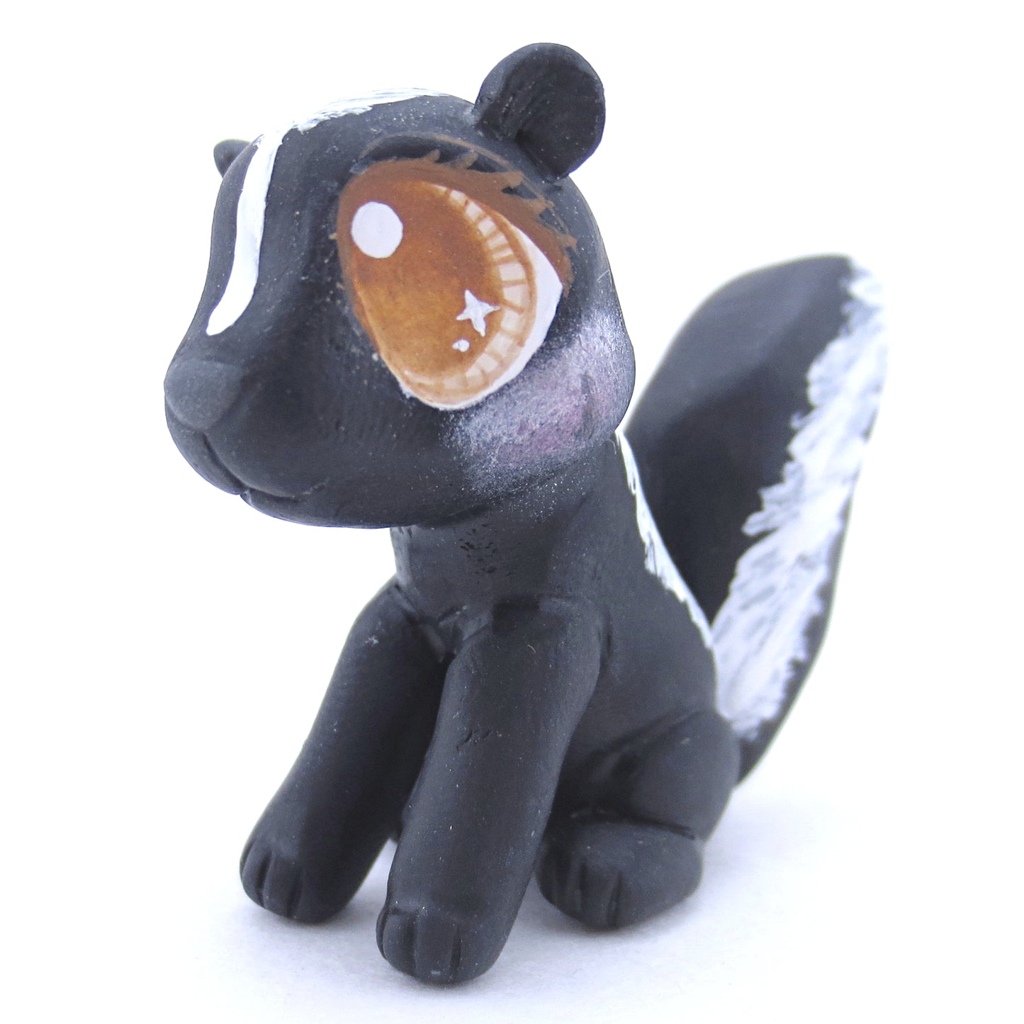 Skunk Figurine - Polymer Clay Fall Animals