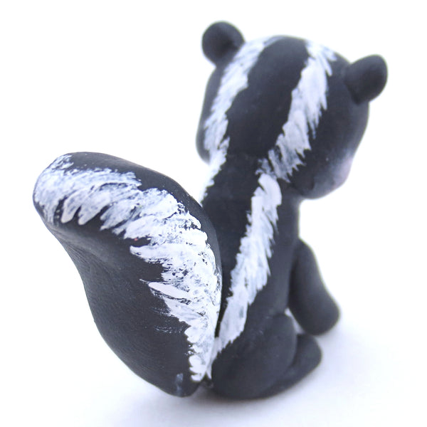 Skunk Figurine - Polymer Clay Fall Animals