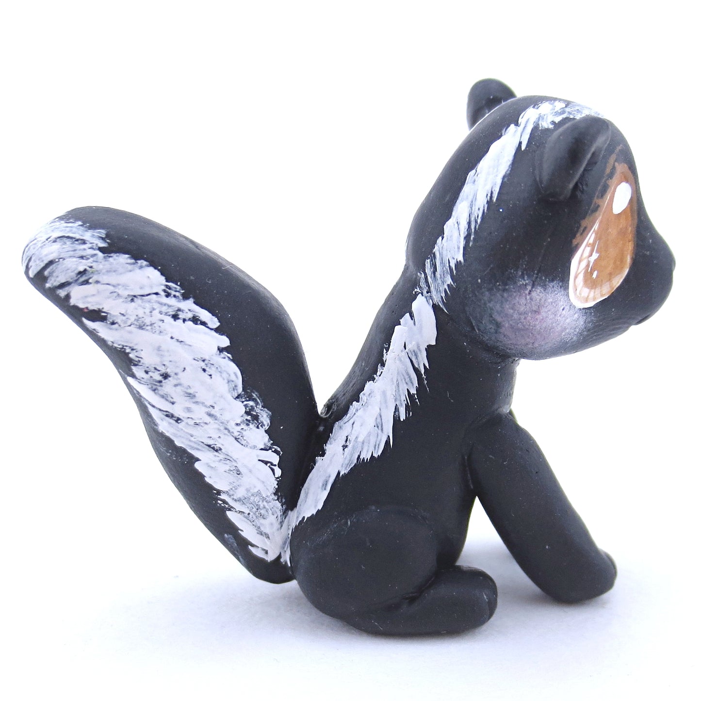 Skunk Figurine - Polymer Clay Fall Animals