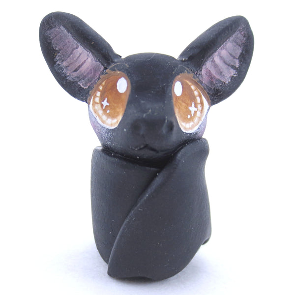 Big-Eared Bat Figurine - Polymer Clay Fall Animals