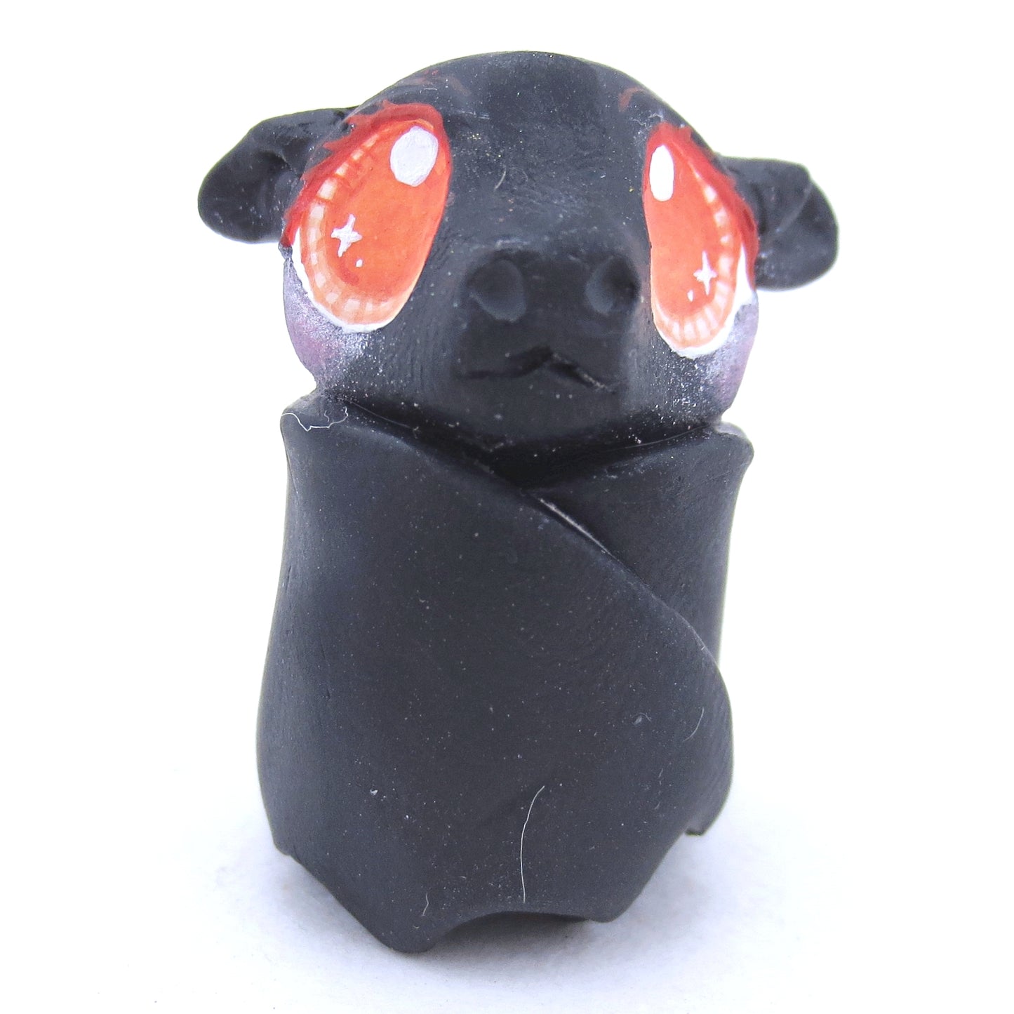 Baby Bat Figurine - Polymer Clay Fall Animals