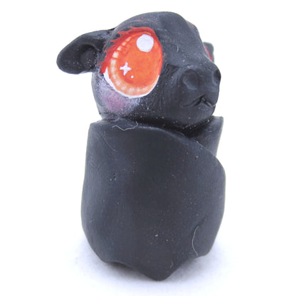 Baby Bat Figurine - Polymer Clay Fall Animals