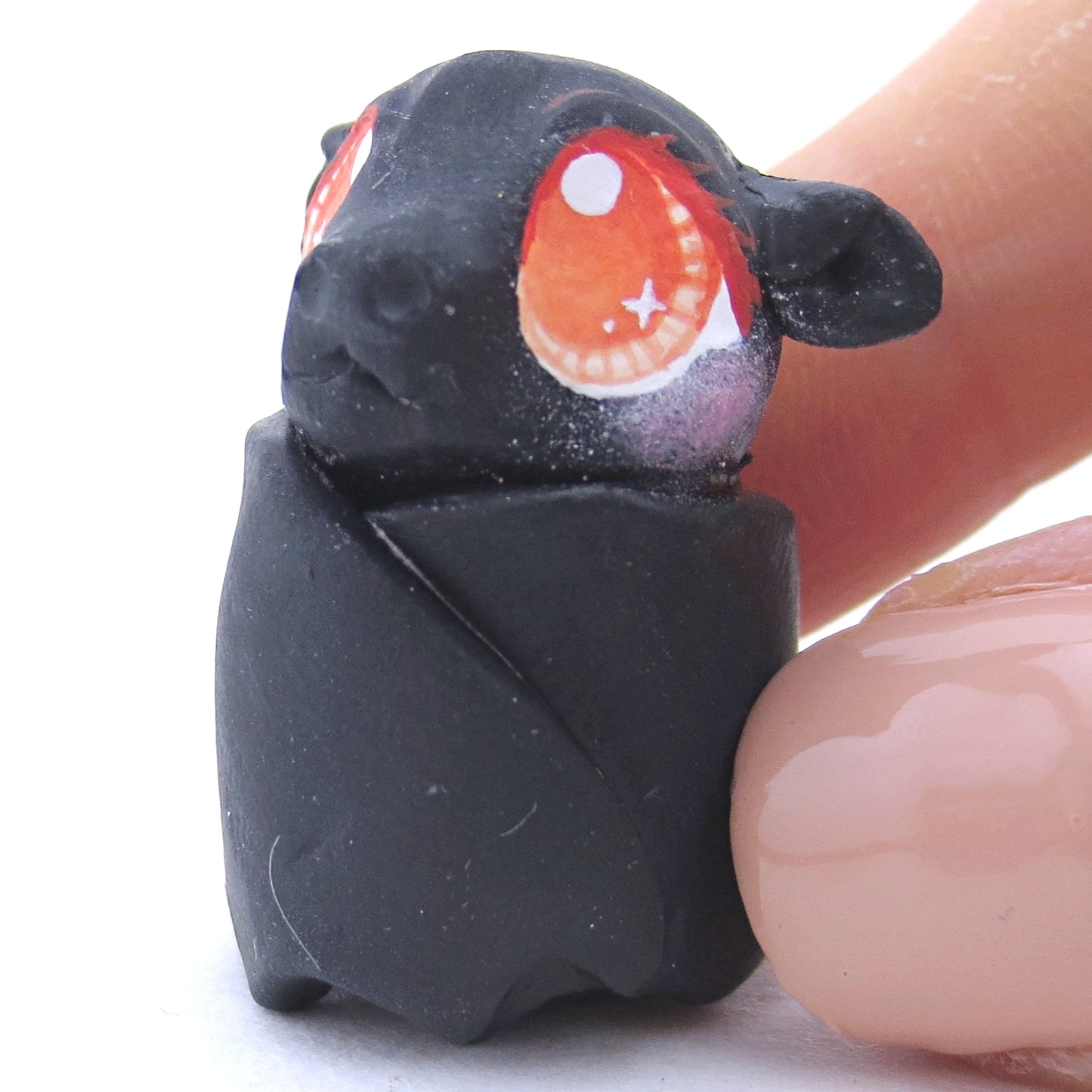 Baby Bat Figurine - Polymer Clay Fall Animals