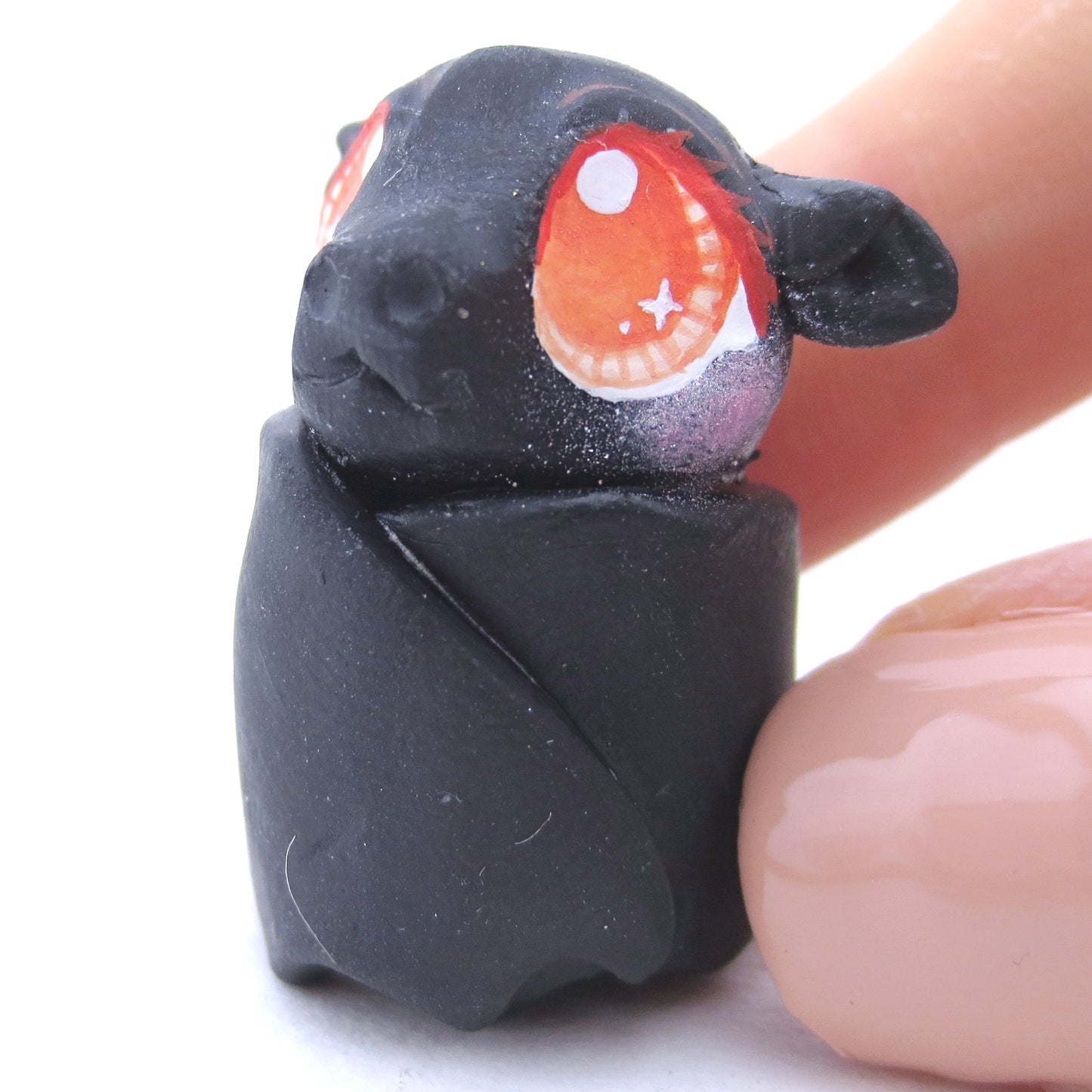 Baby Bat Figurine - Polymer Clay Fall Animals