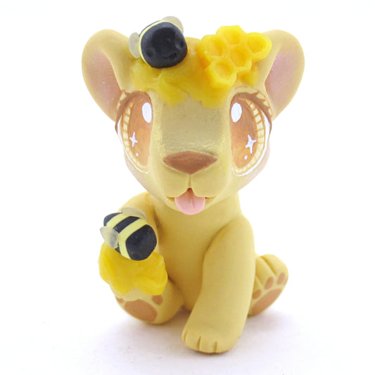 Honey Bear Figurine - Polymer Clay Fall Animals