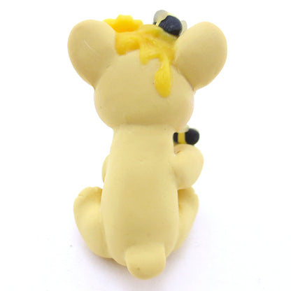 Honey Bear Figurine - Polymer Clay Fall Animals