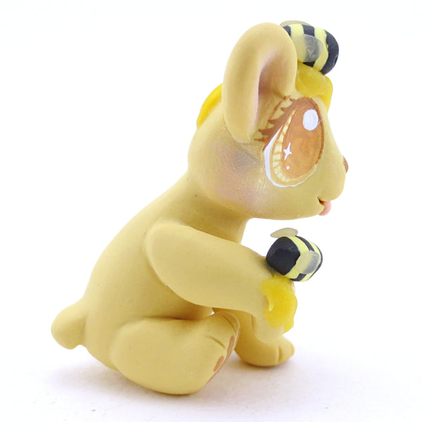 Honey Bear Figurine - Polymer Clay Fall Animals