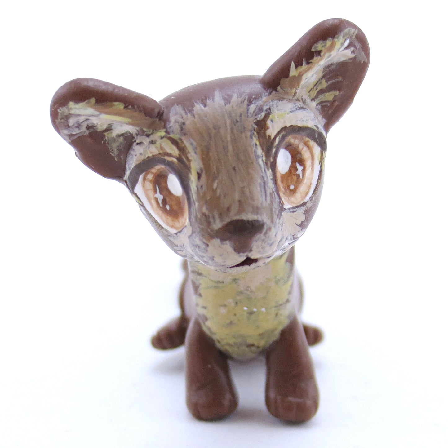 Pine Marten Figurine - Polymer Clay Fall Animals