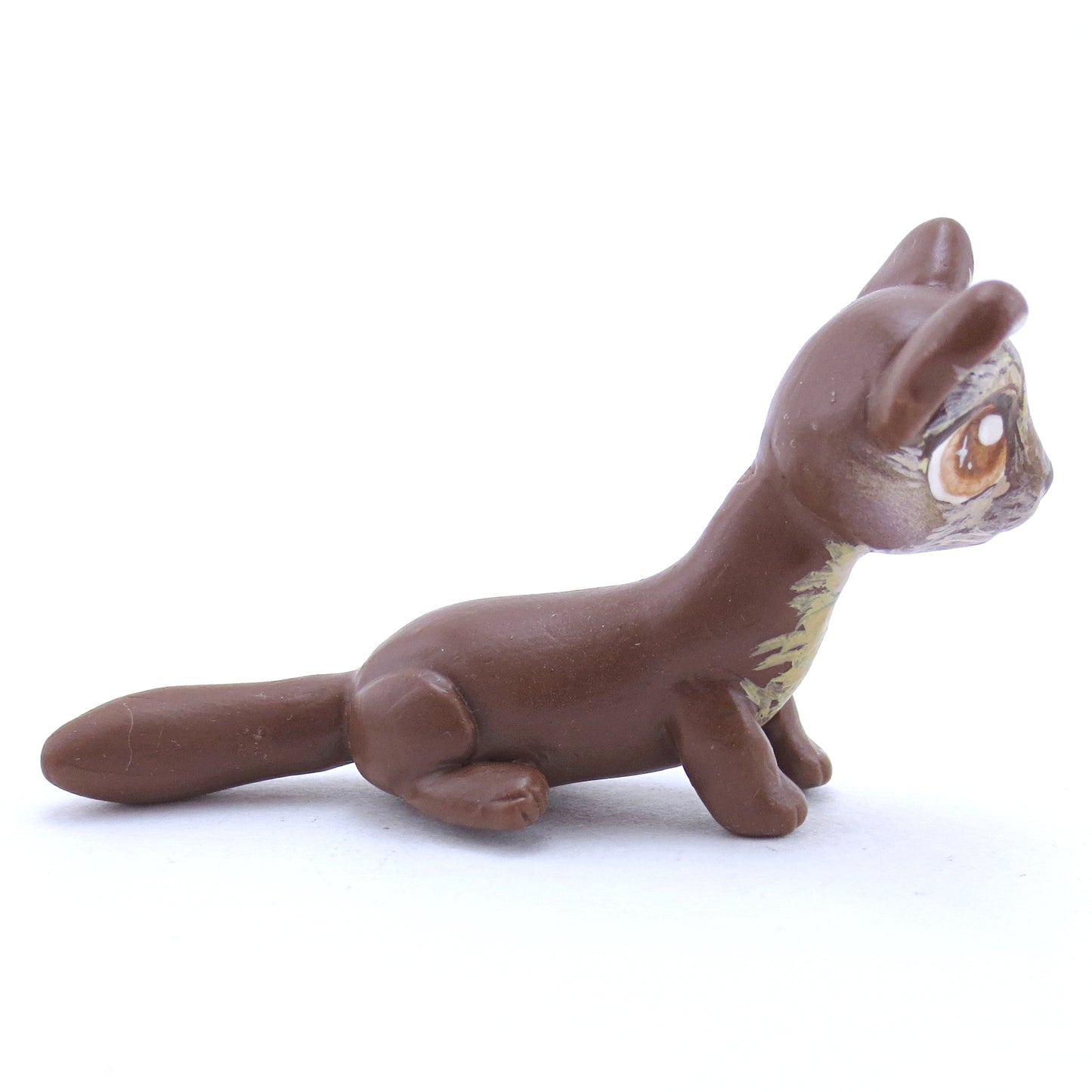 Pine Marten Figurine - Polymer Clay Fall Animals