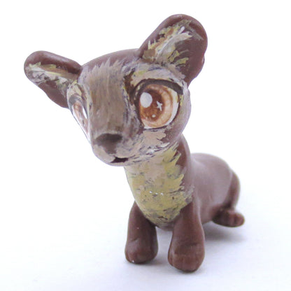 Pine Marten Figurine - Polymer Clay Fall Animals