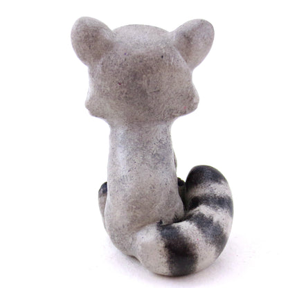 Raccoon Figurine - Polymer Clay Fall Animals