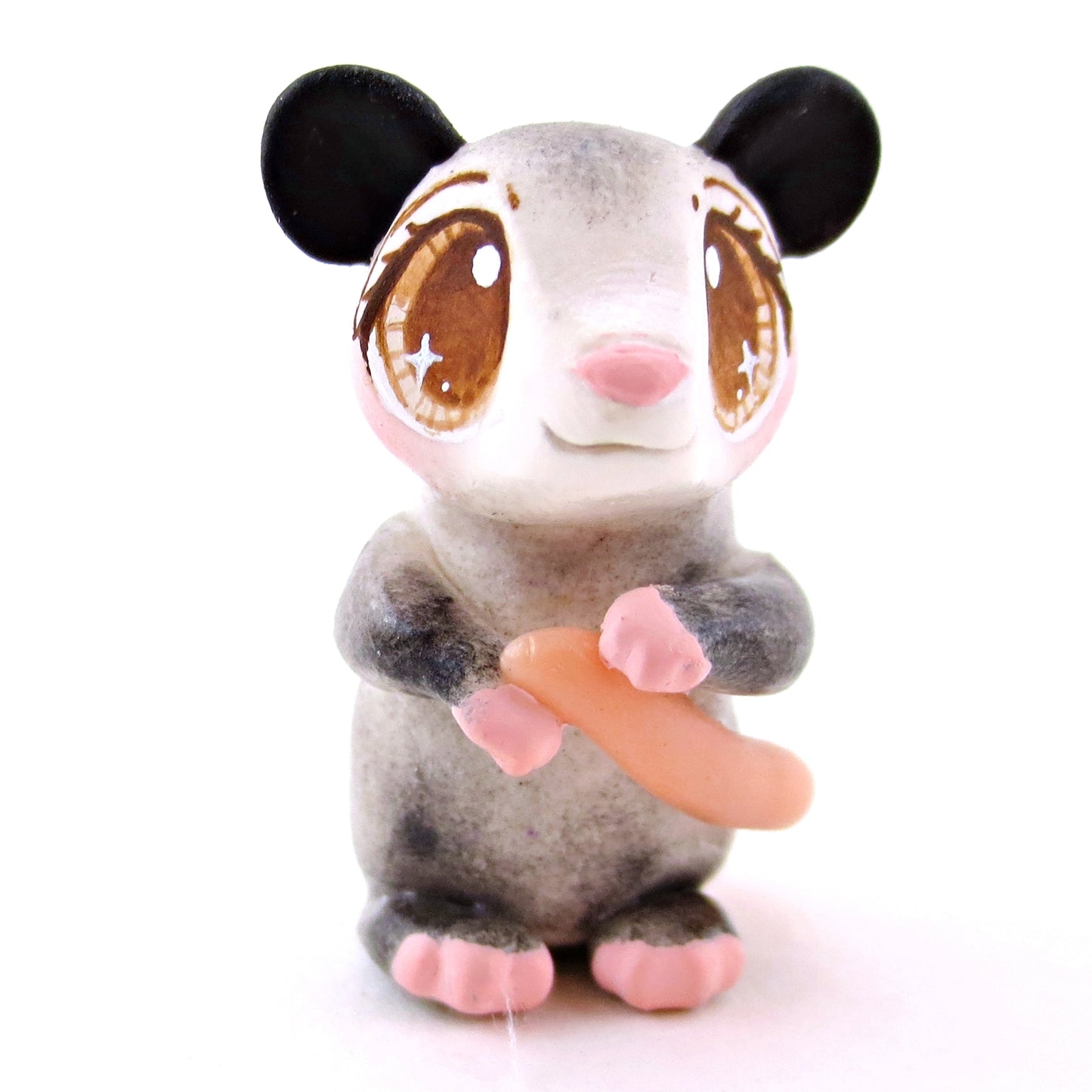 Opossum Figurine - Polymer Clay Fall Animals