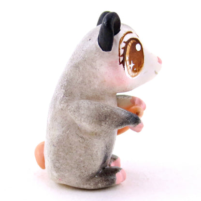 Opossum Figurine - Polymer Clay Fall Animals