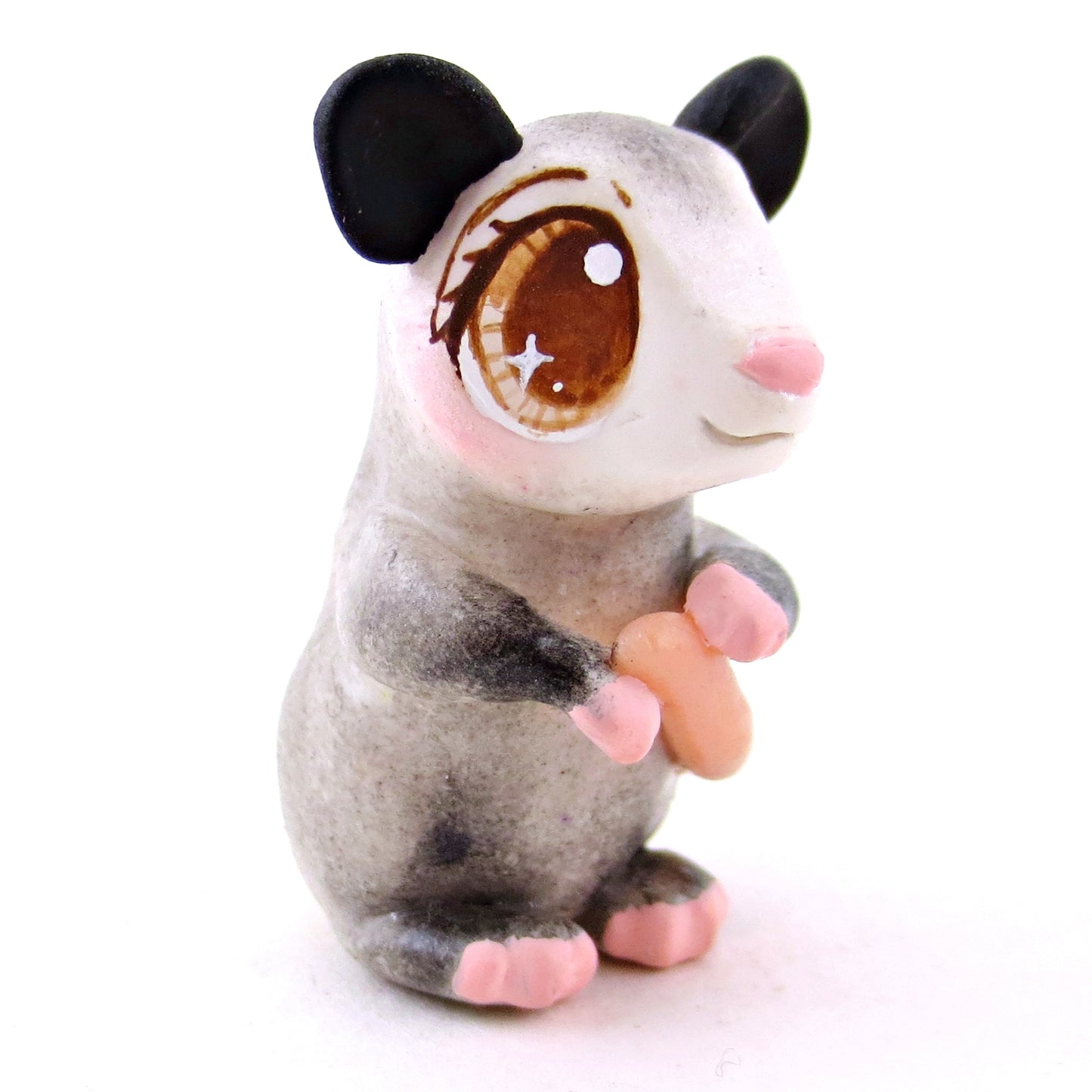 Opossum Figurine - Polymer Clay Fall Animals