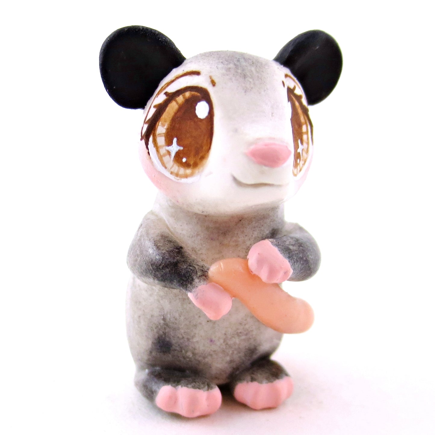 Opossum Figurine - Polymer Clay Fall Animals