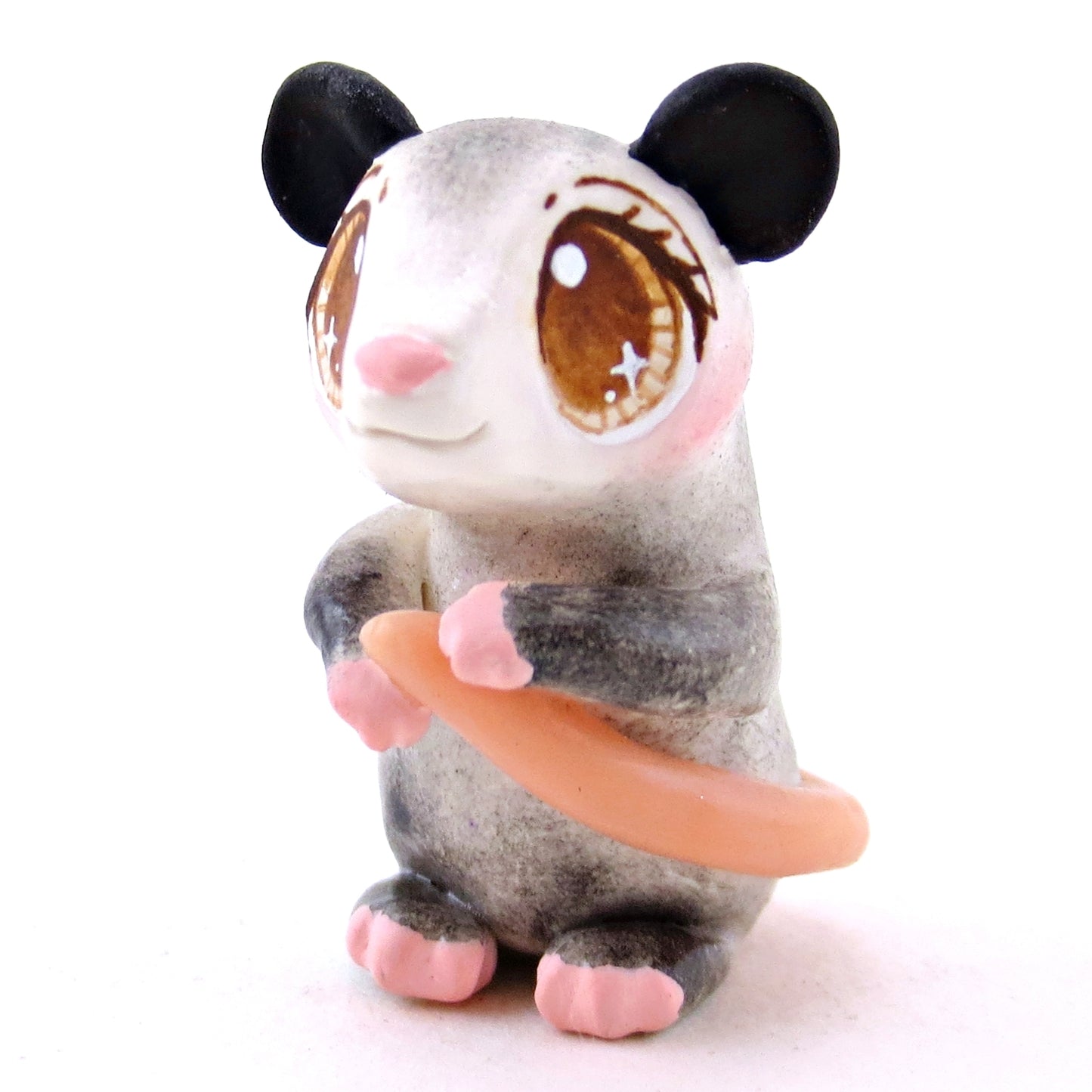 Opossum Figurine - Polymer Clay Fall Animals