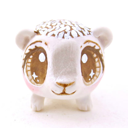 Brown-Eyed Hedgehog Figurine - Polymer Clay Fall Animals