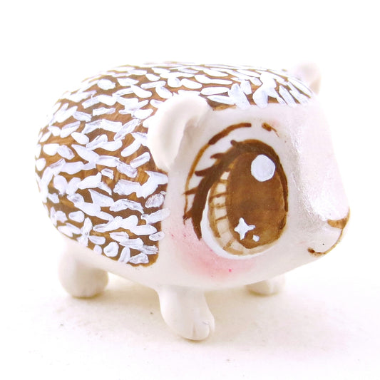 Brown-Eyed Hedgehog Figurine - Polymer Clay Fall Animals