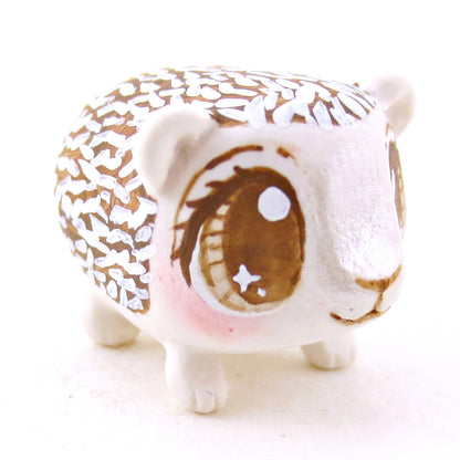 Brown-Eyed Hedgehog Figurine - Polymer Clay Fall Animals