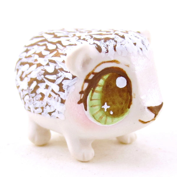 Hazel-Eyed Hedgehog Figurine - Polymer Clay Fall Animals