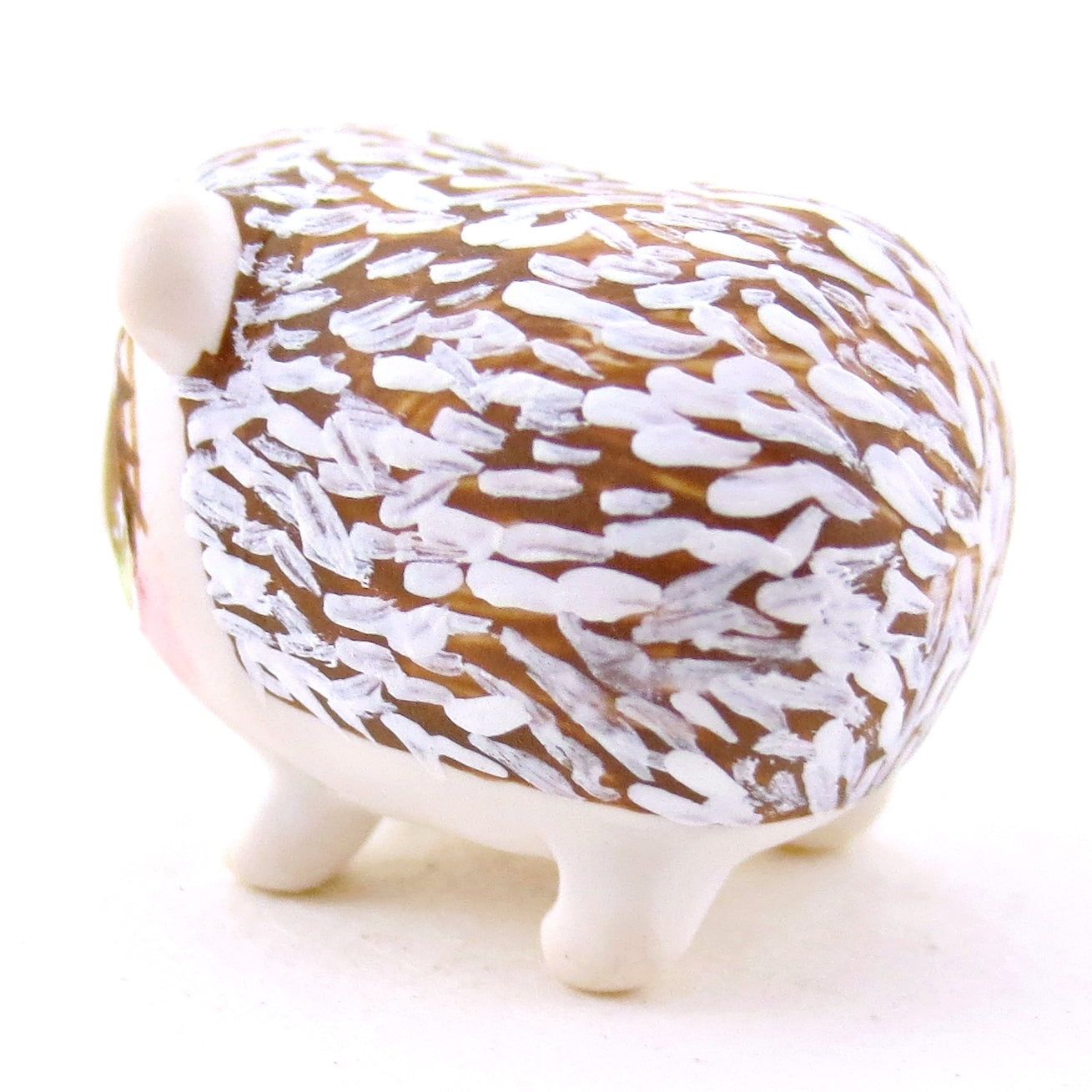 Hazel-Eyed Hedgehog Figurine - Polymer Clay Fall Animals