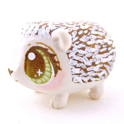 Hazel-Eyed Hedgehog Figurine - Polymer Clay Fall Animals