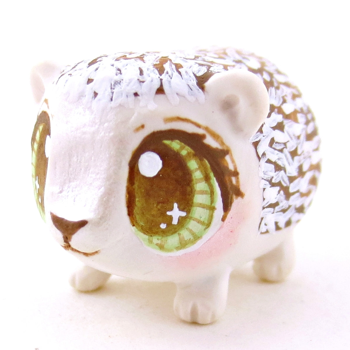 Hazel-Eyed Hedgehog Figurine - Polymer Clay Fall Animals