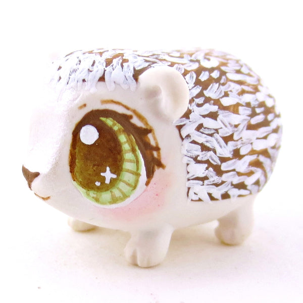 Hazel-Eyed Hedgehog Figurine - Polymer Clay Fall Animals