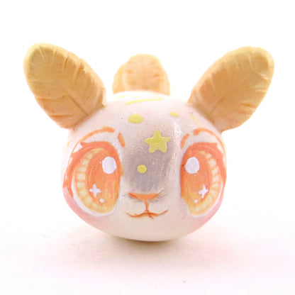 Yellow/Orange Constellation Sea Bunny Figurine - Polymer Clay Celestial Sea Animals