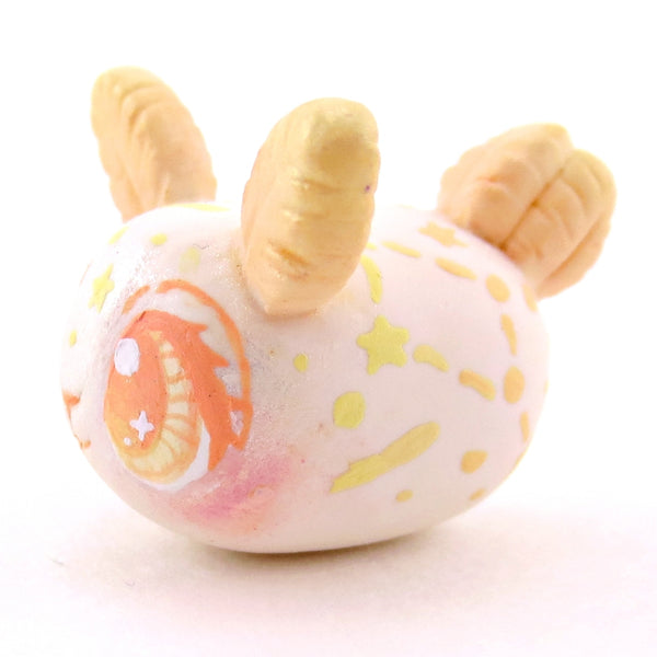 Yellow/Orange Constellation Sea Bunny Figurine - Polymer Clay Celestial Sea Animals