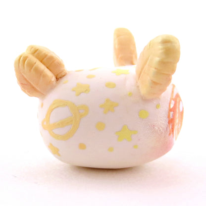 Yellow/Orange Constellation Sea Bunny Figurine - Polymer Clay Celestial Sea Animals