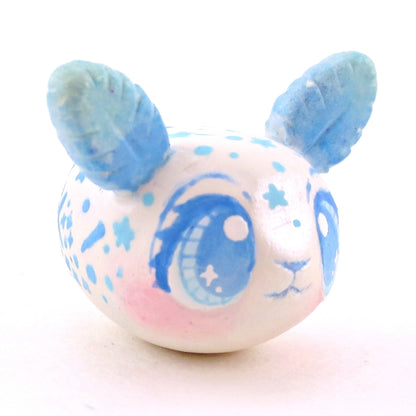 Blue Constellation Sea Bunny Figurine - Polymer Clay Celestial Sea Animals