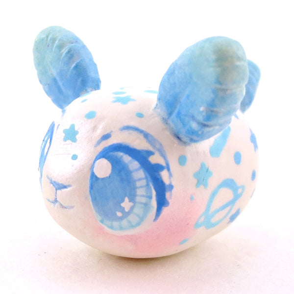 Blue Constellation Sea Bunny Figurine - Polymer Clay Celestial Sea Animals