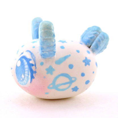 Blue Constellation Sea Bunny Figurine - Polymer Clay Celestial Sea Animals