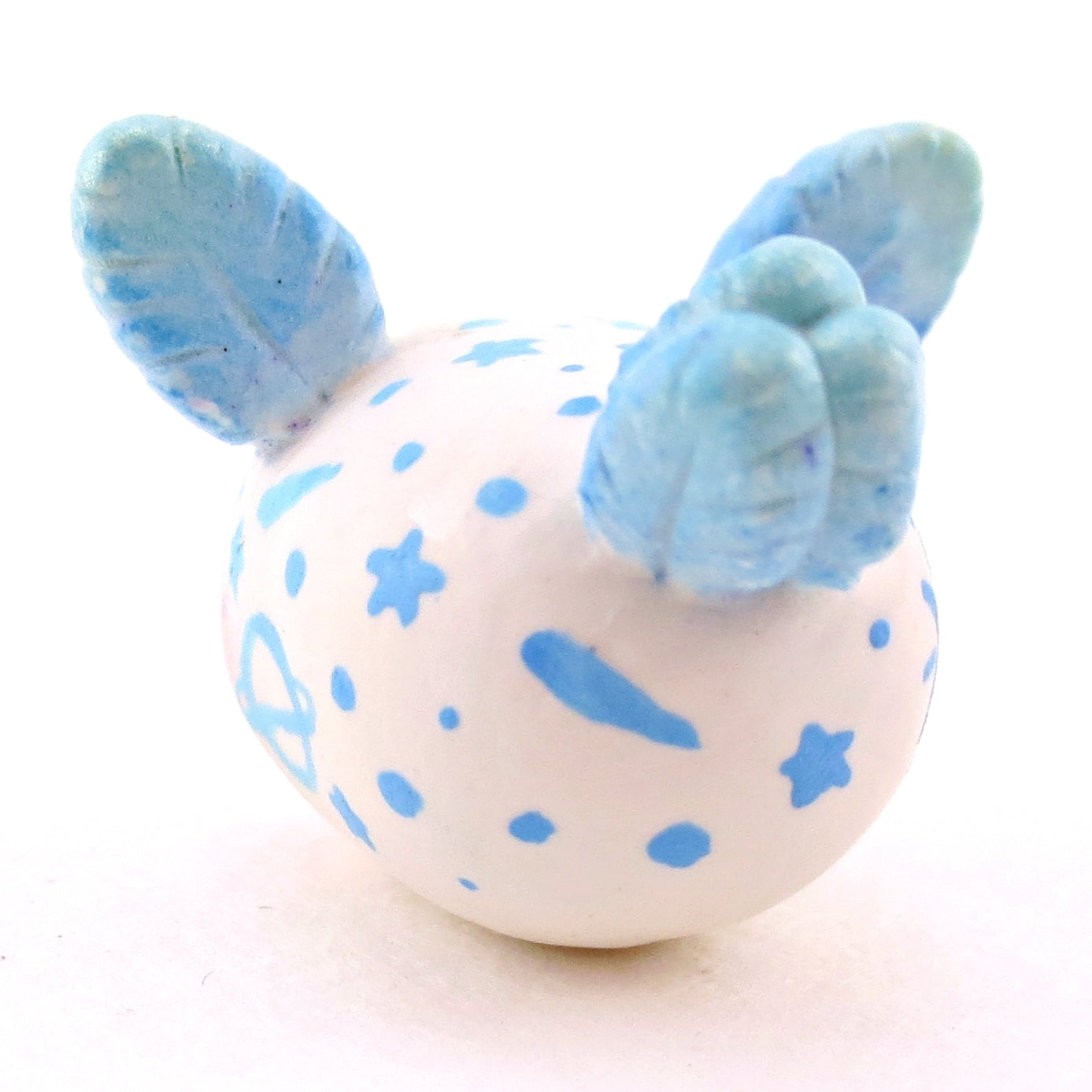 Blue Constellation Sea Bunny Figurine - Polymer Clay Celestial Sea Animals