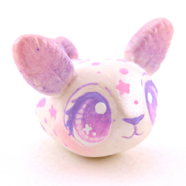 Pink/Purple Constellation Sea Bunny Figurine - Polymer Clay Celestial Sea Animals